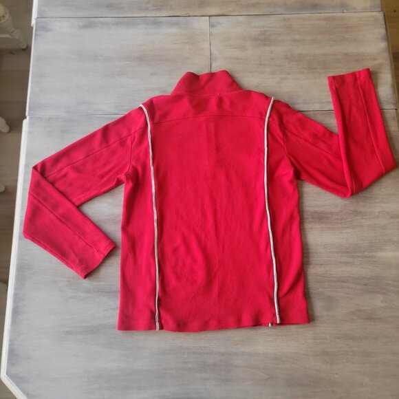 Armani Exchange A|X Women’s Red Quarter Zip Sweater Small Pullover - Picture 3 of 8